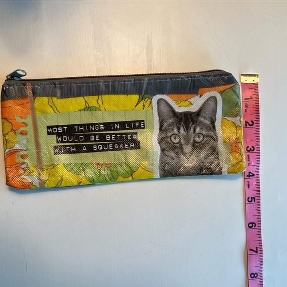 Most Things in Life Would Be Better With a Squeaker Change Purse Cat Pouch - Picture 2 of 7